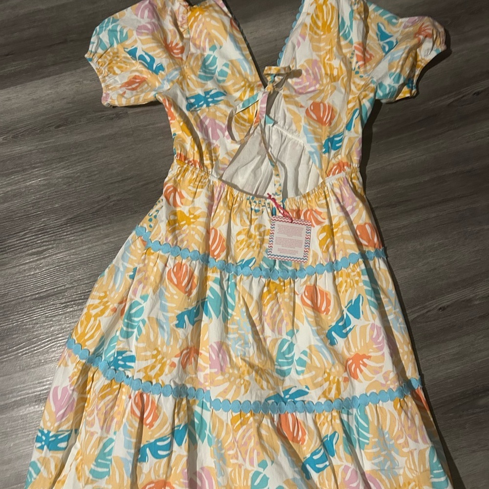 Marie Tropical Print  women dress - Picture 3 of 6